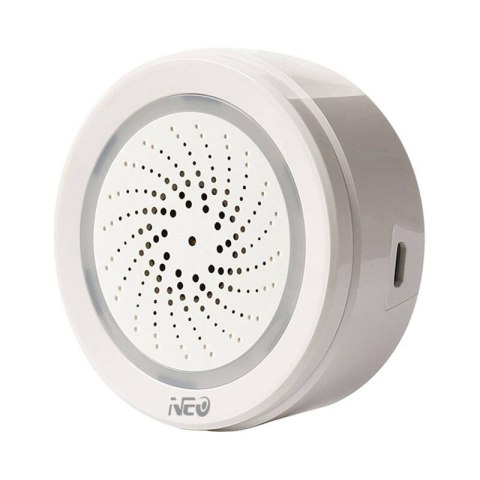 Inteligentna Syrena Alarmowa NEO NAS-AB02W, 100dB, WiFi TUYA Inteligentna Syrena Alarmowa NEO NAS-AB02W, 100dB, WiFi TUYA
