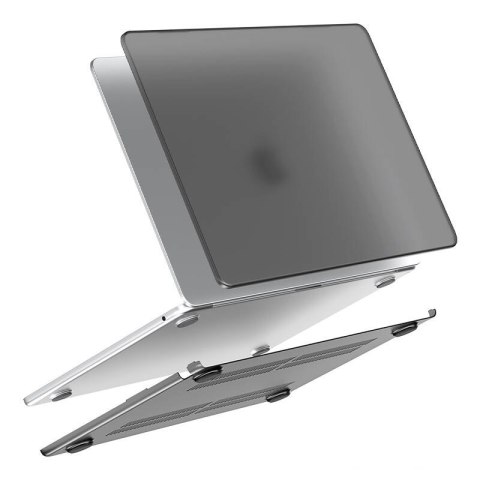 Matowe etui ochronne Lention do MacBook Air 15.3" (czarny) Matowe etui ochronne Lention do MacBook Air 15.3" (czarny)