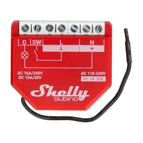 Sterownik z pomiarem mocy Shelly Qubino Wave1PM 1 kanał Z-Wave Sterownik z pomiarem mocy Shelly Qubino Wave1PM 1 kanał Z-Wave