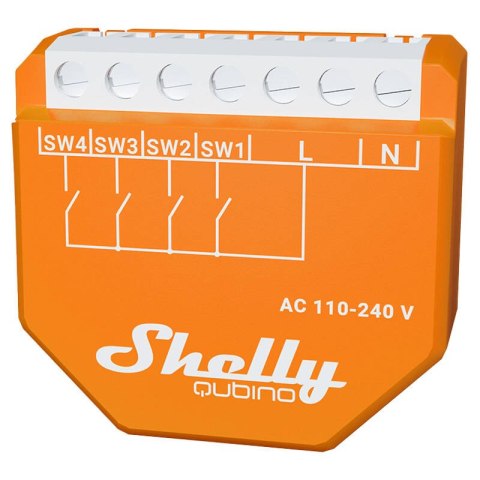 Kontroler Scen Shelly Qubino Wave i4 Z-Wave Kontroler Scen Shelly Qubino Wave i4 Z-Wave