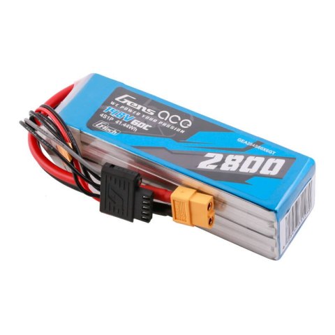 Gens ace G-Tech Soaring 2800mAh 14.8V 60C 4S1P LiPo XT60 Gens ace G-Tech Soaring 2800mAh 14.8V 60C 4S1P LiPo XT60