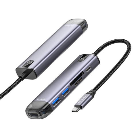 Hub USB-C Mcdodo HU-7420 6w1 (USB-C, HDMI, VGA, USB3.0*2, USB3.0*2, SD, TF) Hub USB-C Mcdodo HU-7420 6w1 (USB-C, HDMI, VGA, USB3.0*2, USB3.0*2, SD, TF)