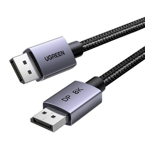 Kabel DisplayPort 1.4 Ugreen DP120, 8K 60Hz, 32.4Gbps, 3m (czarny) Kabel DisplayPort 1.4 Ugreen DP120, 8K 60Hz, 32.4Gbps, 3m (czarny)