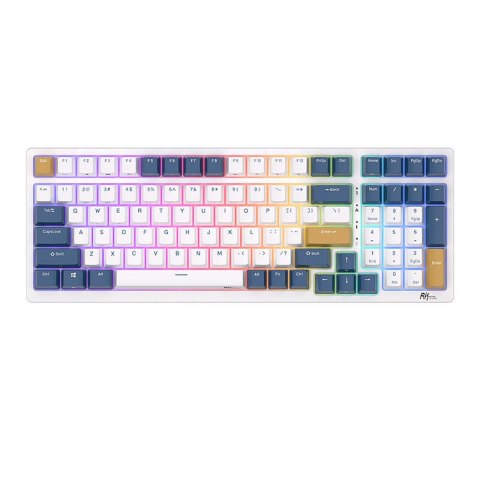 Klawiatura mechaniczna Royal Kludge RK98 RGB, Red switch (niebieska) Klawiatura mechaniczna Royal Kludge RK98 RGB, Red switch (niebieska)