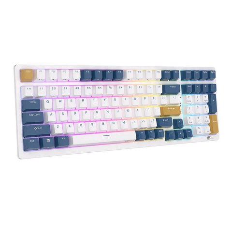 Klawiatura mechaniczna Royal Kludge RK98 RGB, Red switch (niebieska) Klawiatura mechaniczna Royal Kludge RK98 RGB, Red switch (niebieska)