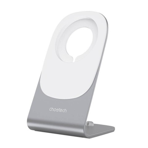 Ładowarka bezprzewodowa z uchwytem Choetech T518-F+H046, 15W (biała) Ładowarka bezprzewodowa z uchwytem Choetech T518-F+H046, 15W (biała)