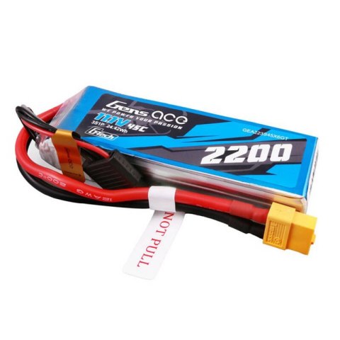Akumulator Gens Ace G-Tech 2200mAh 11.1V 45C 3S1P z konektorem XT60 Akumulator Gens Ace G-Tech 2200mAh 11.1V 45C 3S1P z konektorem XT60