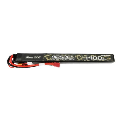 Akumulator Gens ace 25C 1400mAh 3S1P 11.1V Airsoft Gun Lipo z konektorem T Plug Akumulator Gens ace 25C 1400mAh 3S1P 11.1V Airsoft Gun Lipo z konektorem T Plug