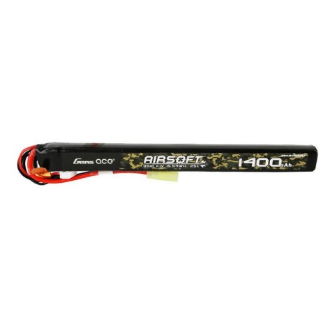 Akumulator Gens ace 25C 1400mAh 3S1P 11.1V Airsoft Gun Lipo z konektorem mini Tamiya Plug Akumulator Gens ace 25C 1400mAh 3S1P 11.1V Airsoft Gun Lipo z konektorem mini Tamiya Plug