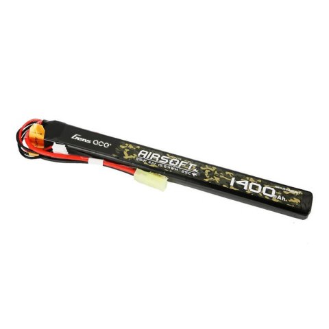 Akumulator Gens ace 25C 1400mAh 3S1P 11.1V Airsoft Gun Lipo z konektorem mini Tamiya Plug Akumulator Gens ace 25C 1400mAh 3S1P 11.1V Airsoft Gun Lipo z konektorem mini Tamiya Plug