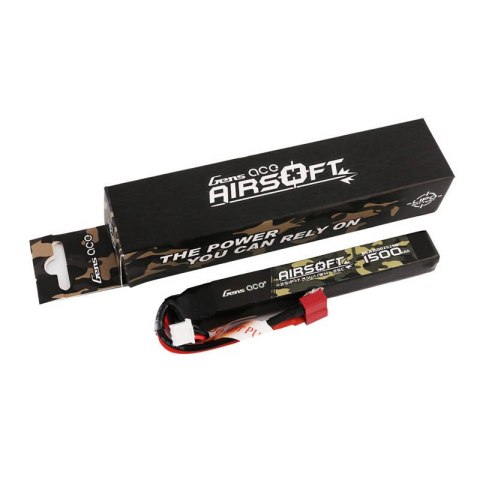 Akumulator Gens ace 25C 1500mAh 2S1P 7.4V Airsoft Gun Lipo z konektorem T Plug Akumulator Gens ace 25C 1500mAh 2S1P 7.4V Airsoft Gun Lipo z konektorem T Plug