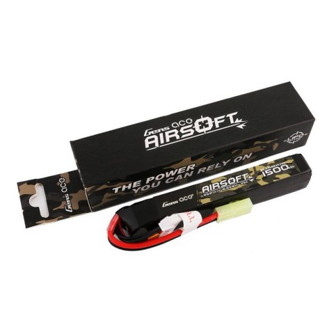 Akumulator Gens ace 25C 1500mAh 3S1P 11.1V Airsoft Gun Lipo z konektorem mini Tamiya Plug Akumulator Gens ace 25C 1500mAh 3S1P 11.1V Airsoft Gun Lipo z konektorem mini Tamiya Plug