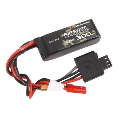 Akumulator Gens ace G-Tech 35C 300mAh 2S1P 7.4V Airsoft Gun Lipo z konektorem JST-SYP Plug Akumulator Gens ace G-Tech 35C 300mAh 2S1P 7.4V Airsoft Gun Lipo z konektorem JST-SYP Plug