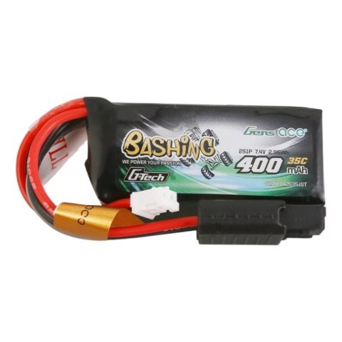 Akumulator Gens ace G-Tech 400mAh 7.4V 2S1P 35C Lipo z konektorem JST-PHR Plug-Bashing Series Akumulator Gens ace G-Tech 400mAh 7.4V 2S1P 35C Lipo z konektorem JST-PHR Plug-Bashing Series