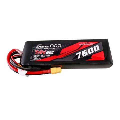 Akumulator Gens ace G-Tech 7600mAh 7.4V 60C 2S2P Lipo Battery PC mat Akumulator Gens ace G-Tech 7600mAh 7.4V 60C 2S2P Lipo Battery PC mat