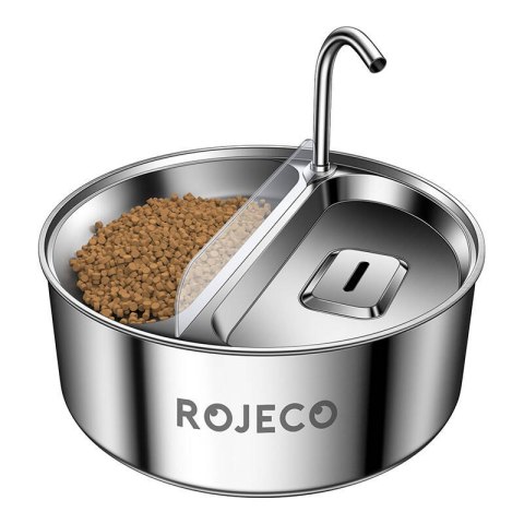Fontanna / Poidło ze stali nierdzewnej z miską 2w1 3.2l Rojeco Fontanna / Poidło ze stali nierdzewnej z miską 2w1 3.2l Rojeco