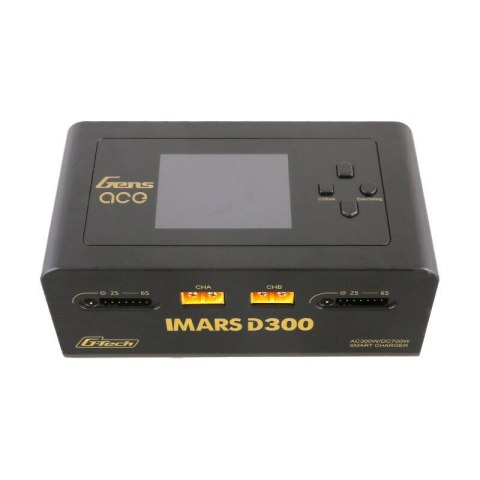 Ładowarka Gens Ace IMARS D300 G-Tech Channel AC/DC 300W/700W RC Czarna Ładowarka Gens Ace IMARS D300 G-Tech Channel AC/DC 300W/700W RC Czarna