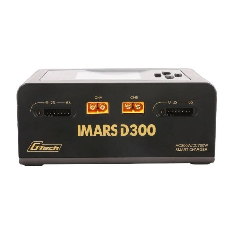Ładowarka Gens Ace IMARS D300 G-Tech Channel AC/DC 300W/700W RC Czarna Ładowarka Gens Ace IMARS D300 G-Tech Channel AC/DC 300W/700W RC Czarna