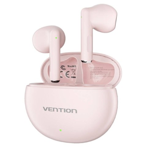 Słuchawki bezprzewodowe, Vention, NBKP0, Earbuds Elf E06 (różowe) Słuchawki bezprzewodowe, Vention, NBKP0, Earbuds Elf E06 (różowe)