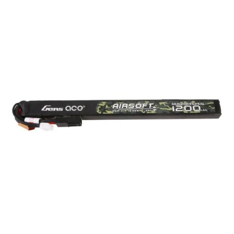 Akumulator Gens ace 25C 1200mAh 3S1P 11.1V Airsoft Gun Lipo z konektorem mini Tamiya Long size Akumulator Gens ace 25C 1200mAh 3S1P 11.1V Airsoft Gun Lipo z konektorem mini Tamiya Long size