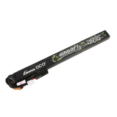 Akumulator Gens ace 25C 1200mAh 3S1P 11.1V Airsoft Gun Lipo z konektorem mini Tamiya Long size Akumulator Gens ace 25C 1200mAh 3S1P 11.1V Airsoft Gun Lipo z konektorem mini Tamiya Long size