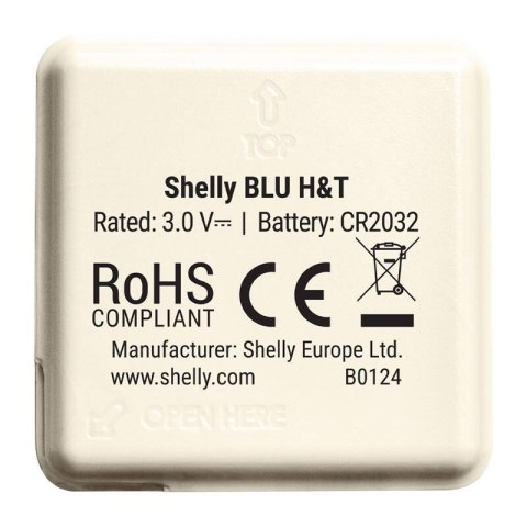 Czujnik temperatury i wilgotności Shelly BLU H&T (ivory) Czujnik temperatury i wilgotności Shelly BLU H&T (ivory)