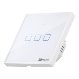 Dotykowy włącznik światła WiFi + RF 433 Sonoff T2 EU TX (3-kanałowy) nowa wersja