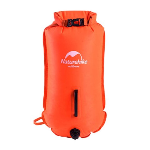 Nadmuchiwana wodoodporna torba 18L Naturehike NH17S001-G pomarańczowa Nadmuchiwana wodoodporna torba 18L Naturehike NH17S001-G pomarańczowa