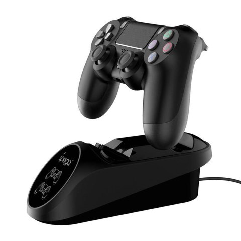 Podwójna stacja dokująca do kontrolera / GamePada do PS4 iPega PG-9180 (czarna) Podwójna stacja dokująca do kontrolera / GamePada do PS4 iPega PG-9180 (czarna)