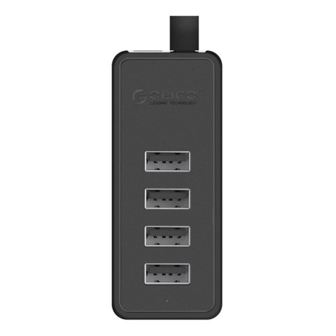 Adapter Hub Orico W5P-30 USB do 4x USB 2.0 (czarny) Adapter Hub Orico W5P-30 USB do 4x USB 2.0 (czarny)