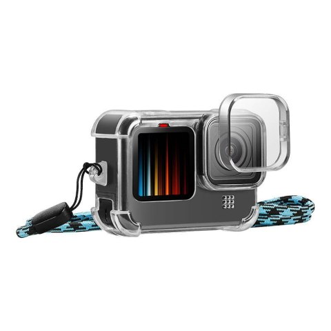 Etui z osłoną obiektywu i paskiem na szyję PULUZ do GoPro Hero 9 / 10 / 11 Etui z osłoną obiektywu i paskiem na szyję PULUZ do GoPro Hero 9 / 10 / 11