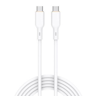 Kabel USB-C do USB-C Aukey CB-SCC102, 100W, 1.8m (biały)