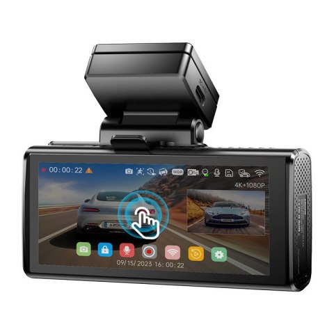 Kamera przednia 4K, tylna 1080p i wewnętrzna 1080p Azdome M580, WiFi 5GHz, GPS, G-Sensor + karta pamięci 64GB Kamera przednia 4K, tylna 1080p i wewnętrzna 1080p Azdome M580, WiFi 5GHz, GPS, G-Sensor + karta pamięci 64GB