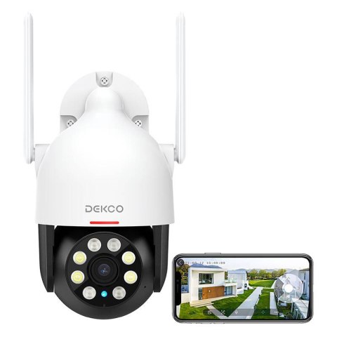 Kamera zewnętrzna WiFi DEKCO DC5L 2K QHD 166° Kamera zewnętrzna WiFi DEKCO DC5L 2K QHD 166°