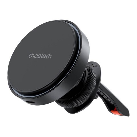 Magnetyczny uchwyt samochodowy Choetech T205-F z ładowarką 15W (czarny) Magnetyczny uchwyt samochodowy Choetech T205-F z ładowarką 15W (czarny)