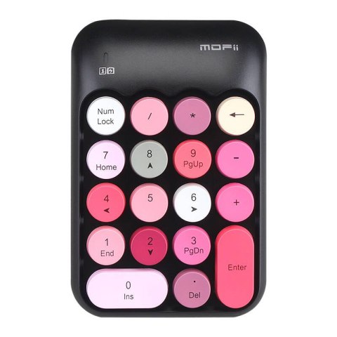 Bezprzewodowa klawiatura numeryczna MOFII X910 (Czarna+Czerwona) Bezprzewodowa klawiatura numeryczna MOFII X910 (Czarna+Czerwona)