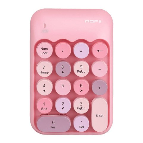 Bezprzewodowa klawiatura numeryczna MOFII X910 (Różowa) Bezprzewodowa klawiatura numeryczna MOFII X910 (Różowa)