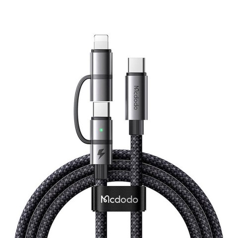 Kabel 2w1 Mcdodo CA-0450 USB-C do USB-C + Lightning, 1.2 m Kabel 2w1 Mcdodo CA-0450 USB-C do USB-C + Lightning, 1.2 m