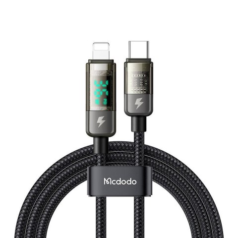 Kabel USB-C do Lightning Mcdodo CA-3600, auto power off, 36W, 1.2m (czarny) Kabel USB-C do Lightning Mcdodo CA-3600, auto power off, 36W, 1.2m (czarny)