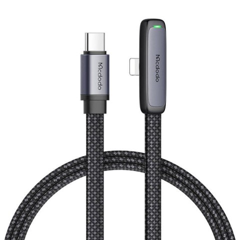 Kabel kątowy USB do USB-C Mcdodo CA-3350, 1.2m (czarny) Kabel kątowy USB do USB-C Mcdodo CA-3350, 1.2m (czarny)