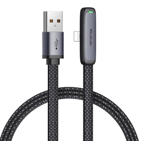 Kabel kątowy USB do lightning Mcdodo CA-2790, 1.2m (czarny) Kabel kątowy USB do lightning Mcdodo CA-2790, 1.2m (czarny)