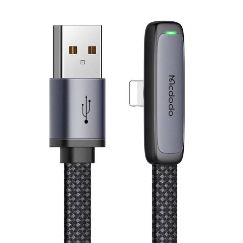 Kabel kątowy USB do lightning Mcdodo CA-2790, 1.2m (czarny) Kabel kątowy USB do lightning Mcdodo CA-2790, 1.2m (czarny)