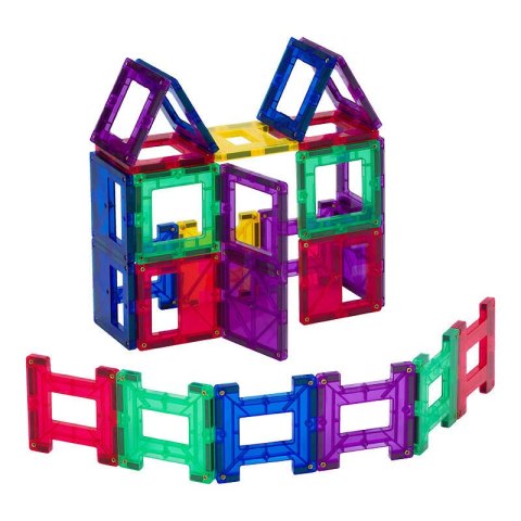 Klocki magnetyczne 3D Playmags 162 zestaw 24 elementów Klocki magnetyczne 3D Playmags 162 zestaw 24 elementów