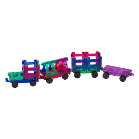 Klocki magnetyczne 3D pociąg Playmags 155 zestaw 20 elementów Klocki magnetyczne 3D pociąg Playmags 155 zestaw 20 elementów