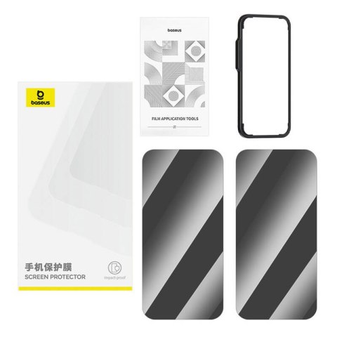 Prywatyzujące szkło hartowane Baseus Superior HD do iP 11Pro Max/XS Max +2xzestaw czyszczący i EasyStick Prywatyzujące szkło hartowane Baseus Superior HD do iP 11Pro Max/XS Max +2xzestaw czyszczący i EasyStick
