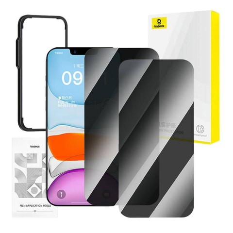 Prywatyzujące szkło hartowane Baseus Superior HD do iP 11Pro Max/XS Max +2xzestaw czyszczący i EasyStick Prywatyzujące szkło hartowane Baseus Superior HD do iP 11Pro Max/XS Max +2xzestaw czyszczący i EasyStick