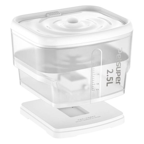 Inteligentna fontanna/poidło dla psa i kota Petsuper PW03 2,5L (białe) Inteligentna fontanna/poidło dla psa i kota Petsuper PW03 2,5L (białe)