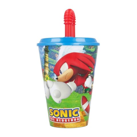 Kubek / Bidon ze słomką STOR 40530 430 ml Sonic the Hedgehog (niebiesko-czerwony) Kubek / Bidon ze słomką STOR 40530 430 ml Sonic the Hedgehog (niebiesko-czerwony)