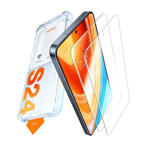 Szkło hartowane dla Samsung S24+ Torras Install Master Szkło hartowane dla Samsung S24+ Torras Install Master