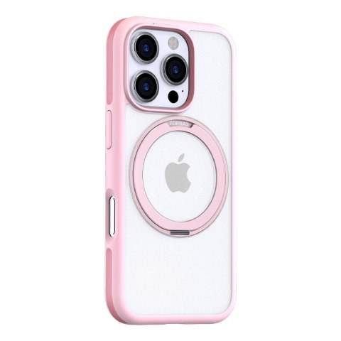 Etui Torras Ostand R Fusion dla iPhone 16 Pro (Różowe) Etui Torras Ostand R Fusion dla iPhone 16 Pro (Różowe)